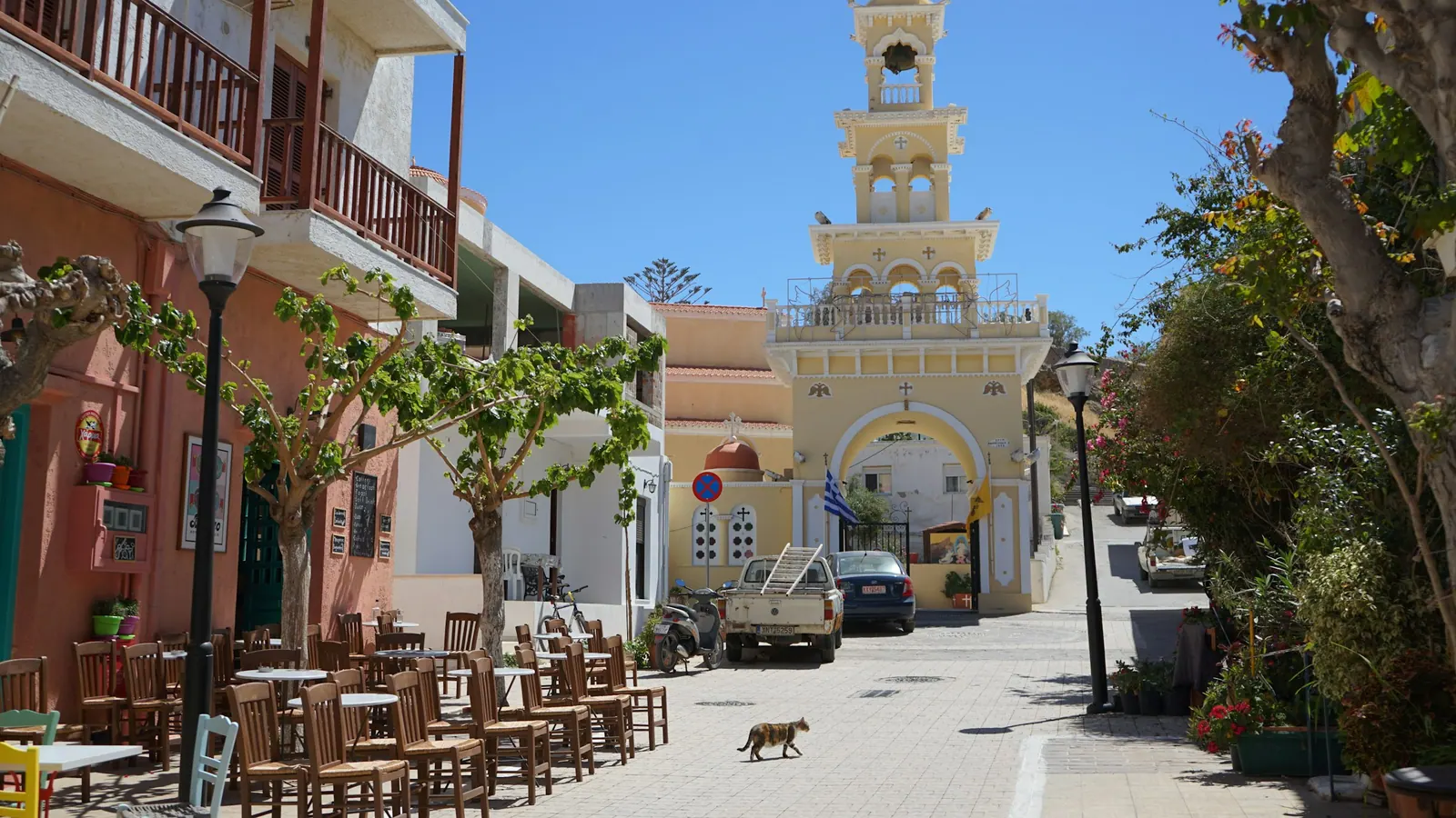 Gamle bydel og gader i Kreta