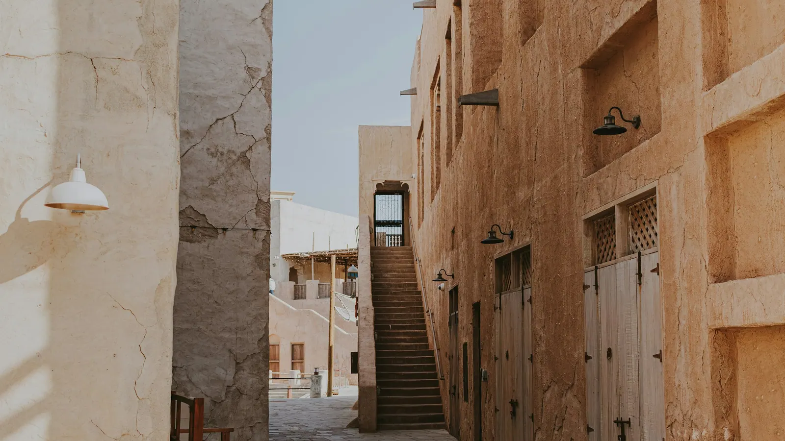 Gamle bydel og gader i Dubai